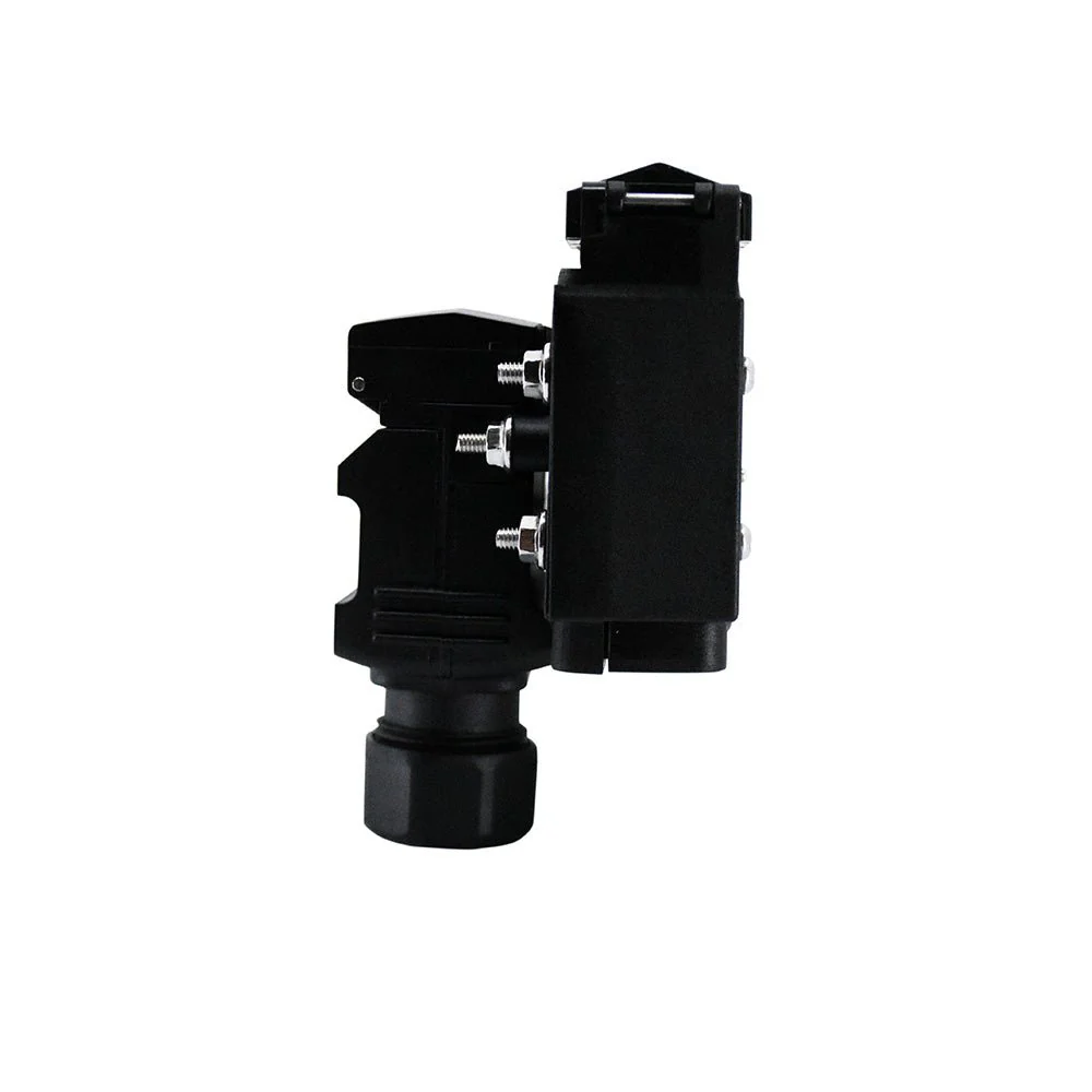 50A Anderson Style Dual Connector Cover with Mounted 12-Pin Flat Socket + Quick Screw LED Connectors - Image 4