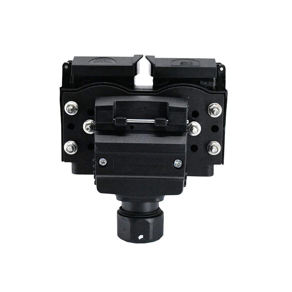 50A Anderson Style Dual Connector Cover with Mounted 12-Pin Flat Socket + Quick Screw LED Connectors - Image 6