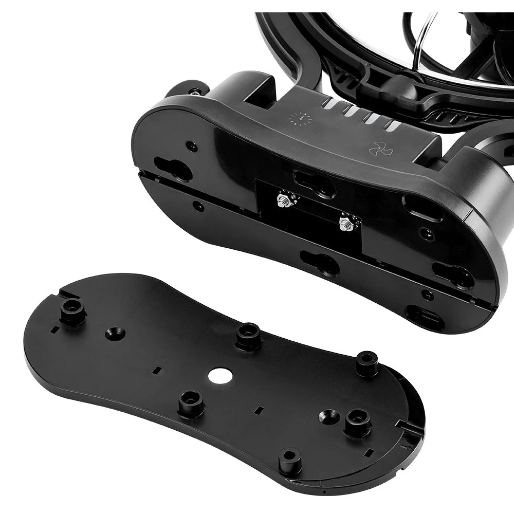 KickAss 12V  / 24V 360°, 3 Speed Caravan Fan - Black - Image 5