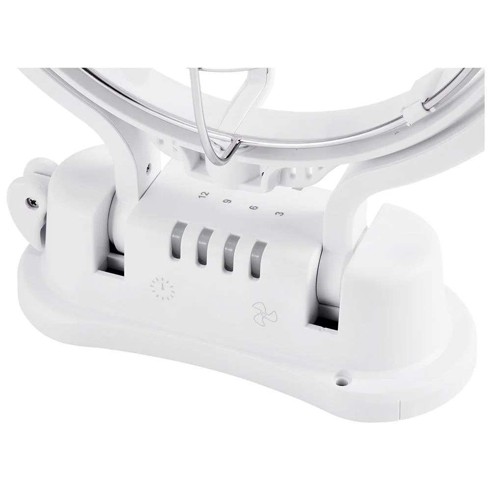 KickAss 12V / 24V 360°, 3 Speed Caravan Fan - White - Image 5