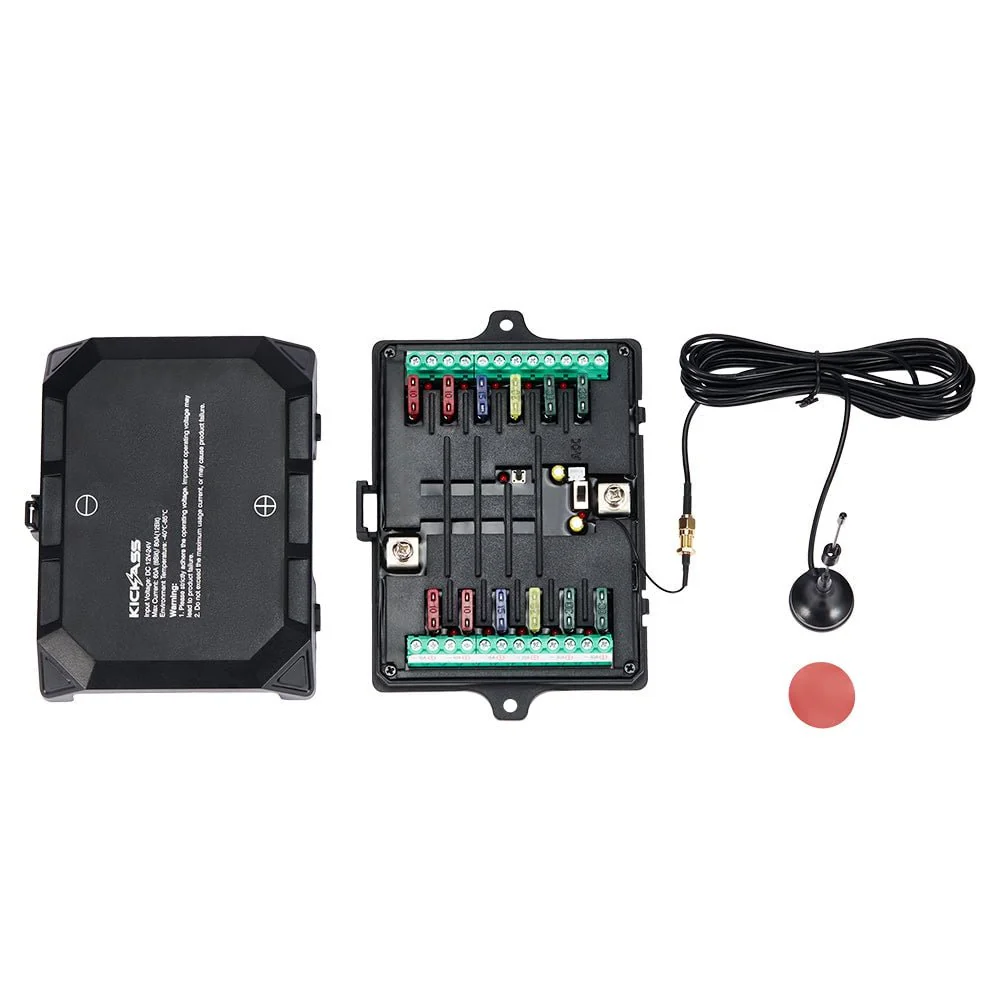 KickAss 12/24V 12 Gang Wireless Switch Panel with Magnetic Charging Cradle - Image 13