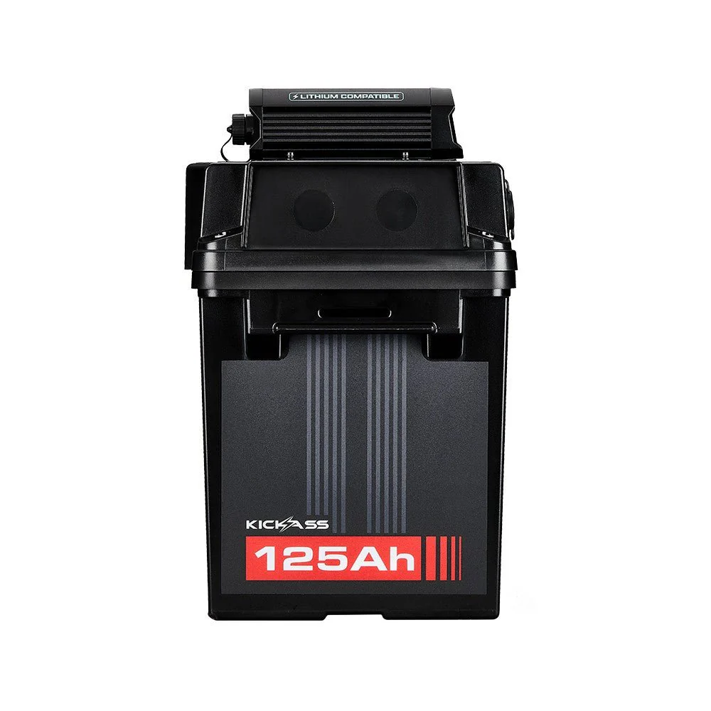 KickAss Smart 125Ah Lithium Battery Box Power Station with 25A DCDC Charger + Integrated Bluetooth - Image 7