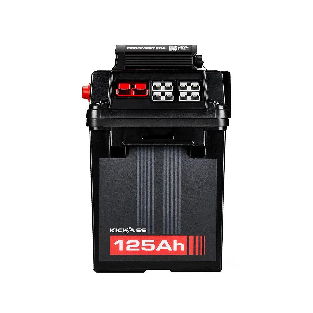 KickAss Smart 125Ah Lithium Battery Box Power Station with 25A DCDC Charger + Integrated Bluetooth - Image 8
