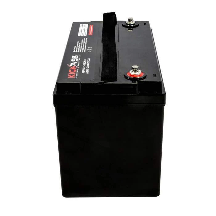 KickAss Twin 12V 120Ah Deep Cycle AGM Battery Bundle with Linking Cables - 240Ah Total Capacity - Image 4