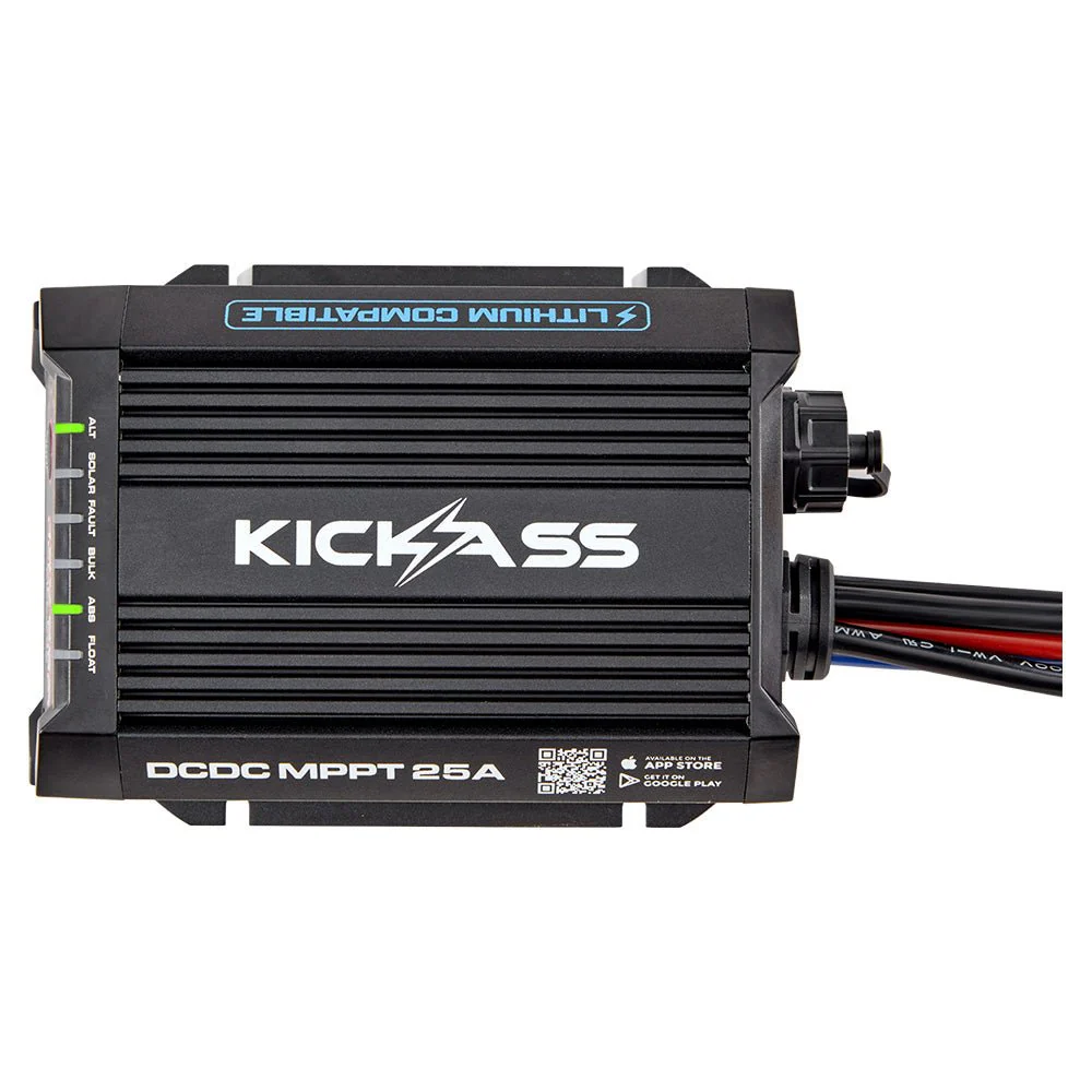 KickAss Smart 12V/24V 25A DCDC Charger With Solar MPPT + Integrated Bluetooth + Pre-Wired Anderson - Image 5
