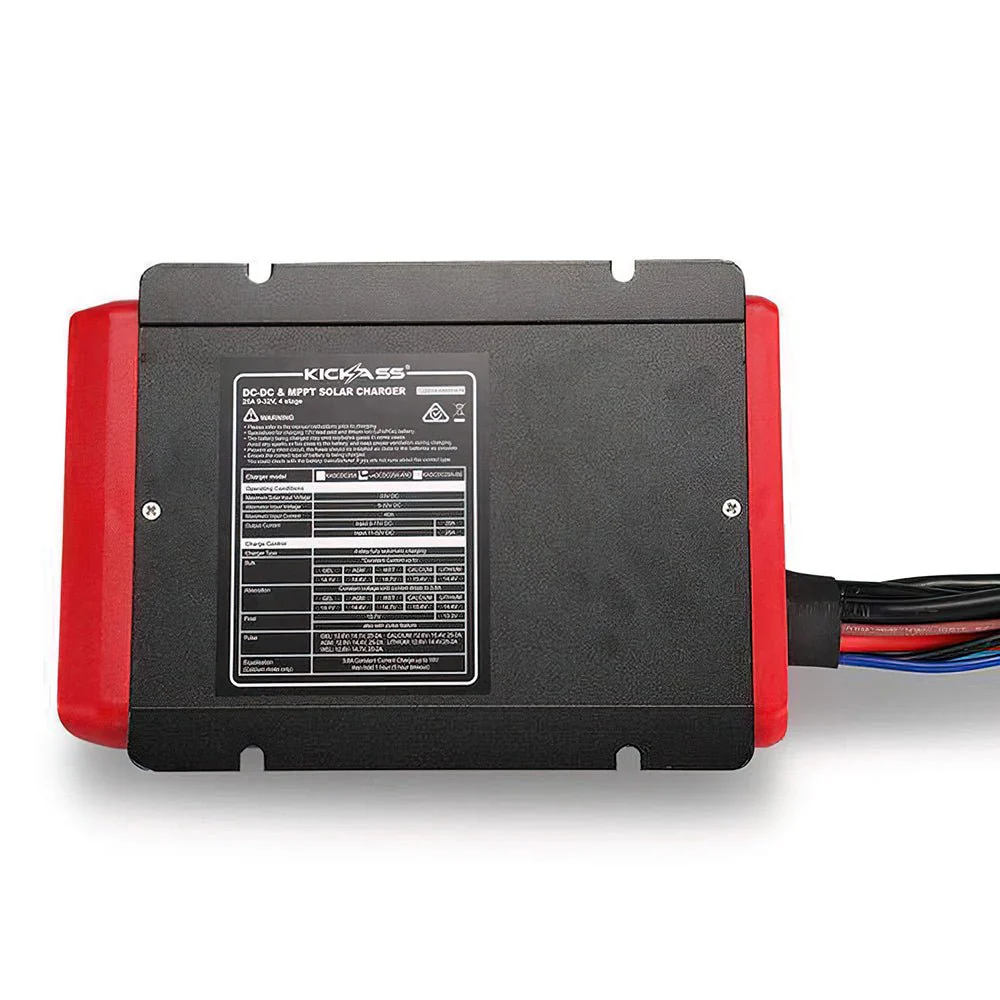 KickAss 12V/24V 25A DCDC Charger with Solar MPPT & Pre-Wired Anderson Plug - Image 5