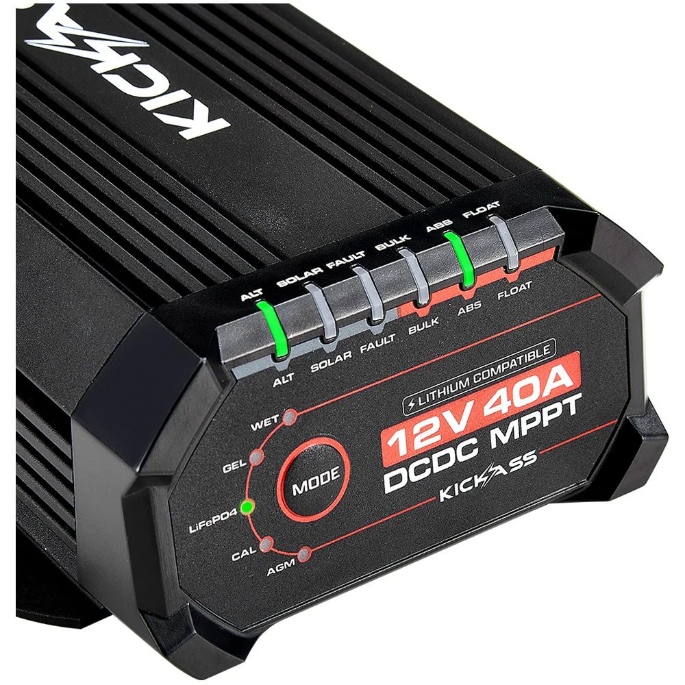KickAss Smart 12V/24V 40A DCDC Charger With Solar MPPT + Integrated Bluetooth + Pre-Wired Anderson - Image 4