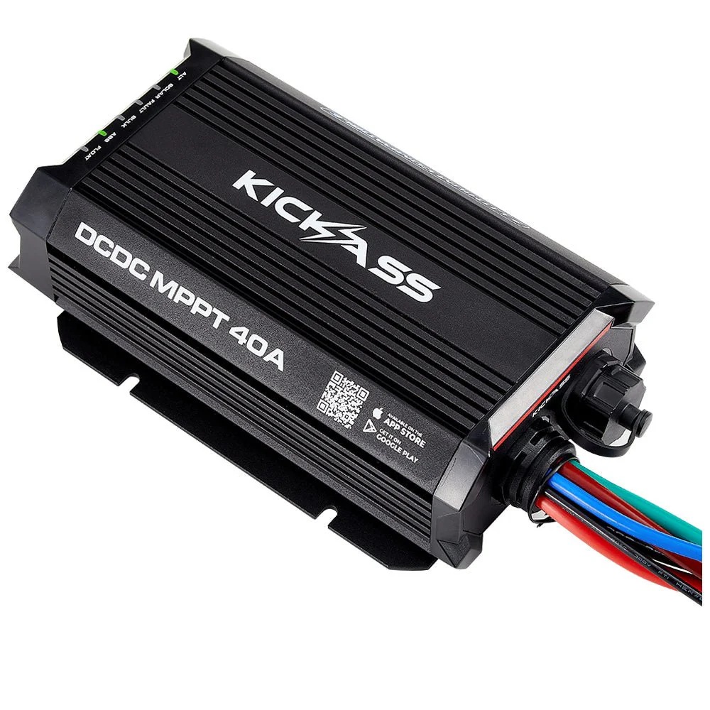 KickAss Smart 12V/24V 40A DCDC Charger With Solar MPPT + Integrated Bluetooth + Pre-Wired Anderson - Image 5