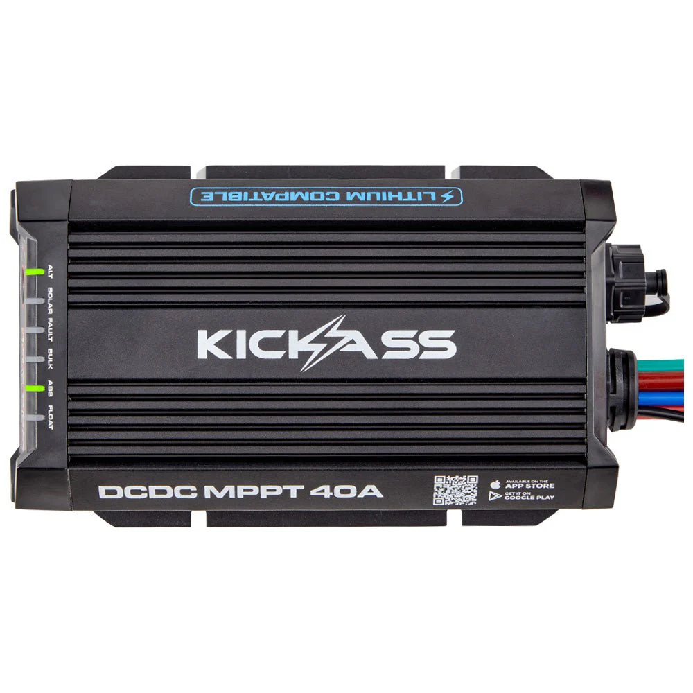 KickAss Smart 12V/24V 40A DCDC Charger With Solar MPPT + Integrated Bluetooth + Pre-Wired Anderson - Image 7