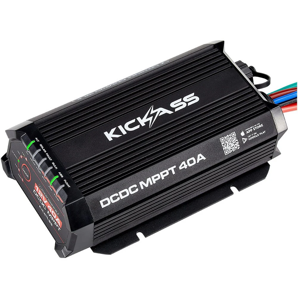 KickAss Smart 12V/24V 40A DCDC Charger With Solar MPPT + Integrated Bluetooth + Pre-Wired Anderson - Image 9