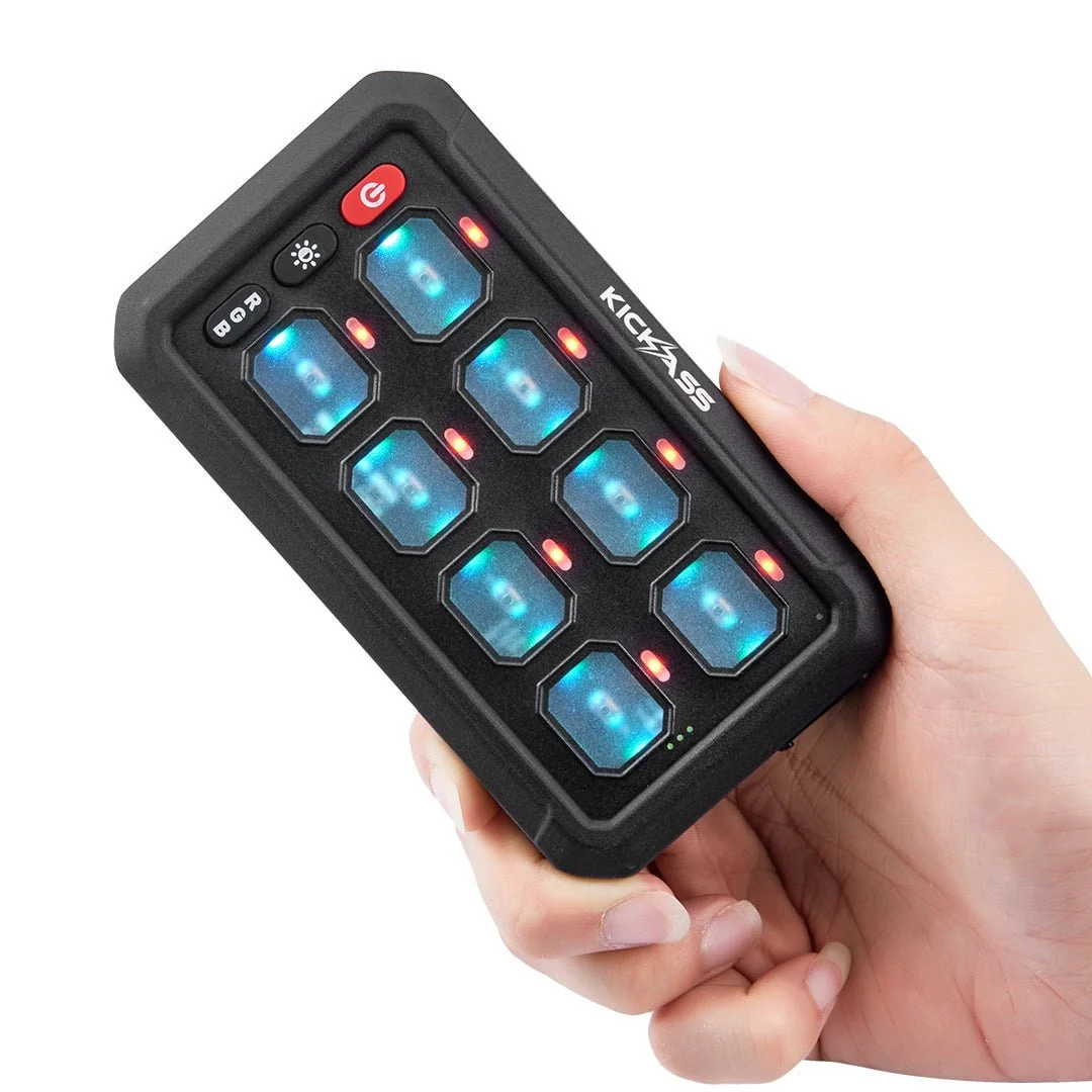 KickAss 12/24V 8 Gang Wireless Switch Panel with Magnetic Charging Cradle - Image 10