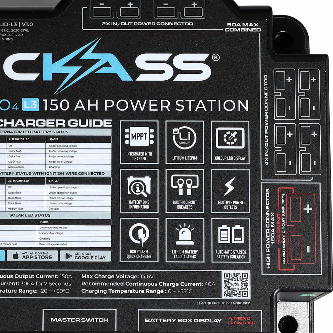 KickAss 150Ah Lithium Power Station with 40A DCDC Charger - Image 9