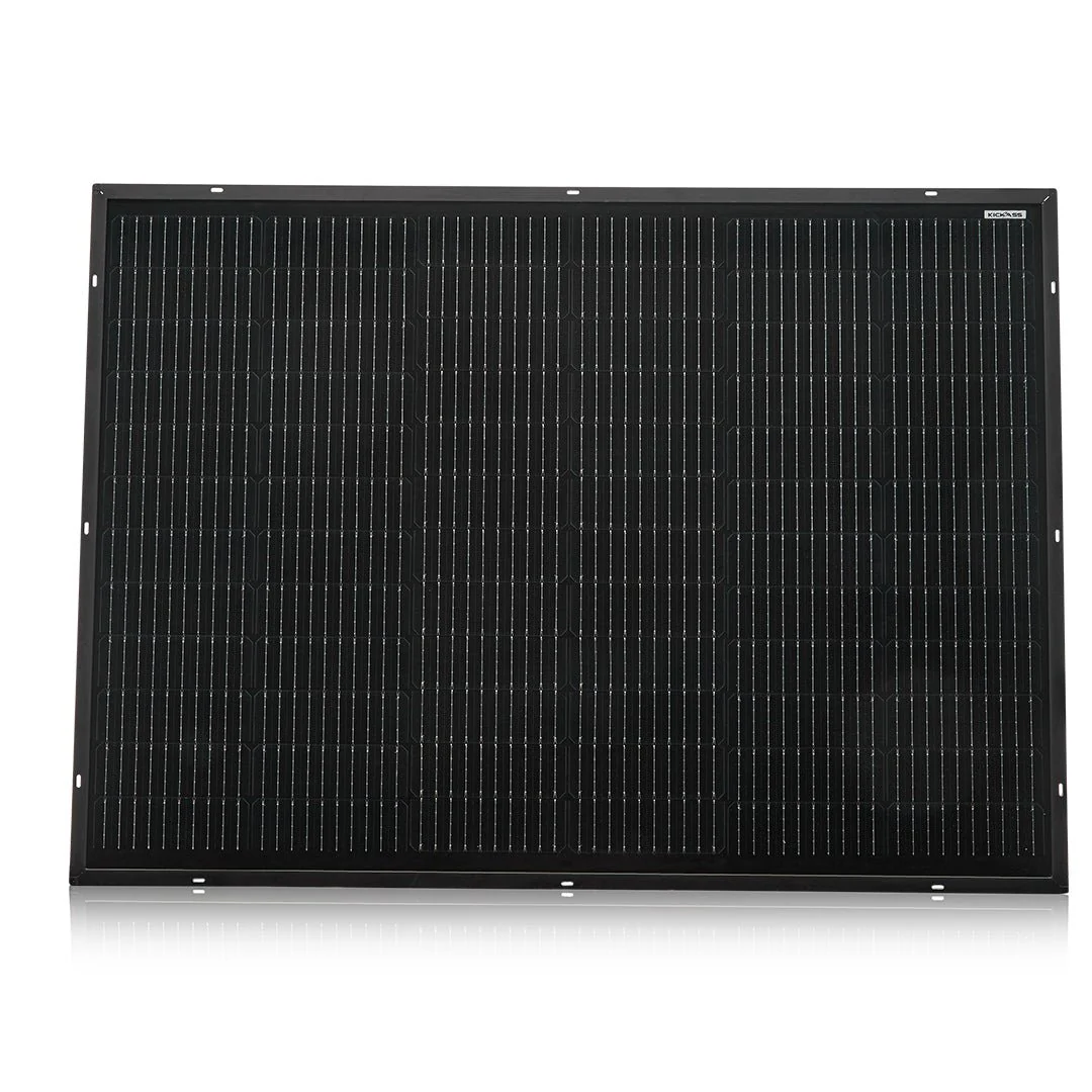 KickAss 12V 170W Ultra Slim Fixed Glass Solar Panel - Image 5