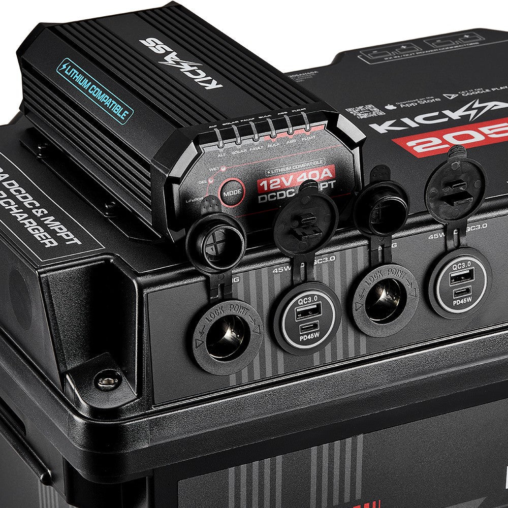KickAss Smart 205Ah Lithium Battery Box Power Station with 40A DCDC Charger + Integrated Bluetooth - Image 5