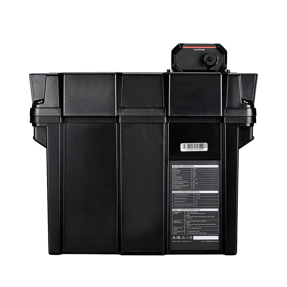 KickAss Smart 205Ah Lithium Battery Box Power Station with 40A DCDC Charger + Integrated Bluetooth - Image 9