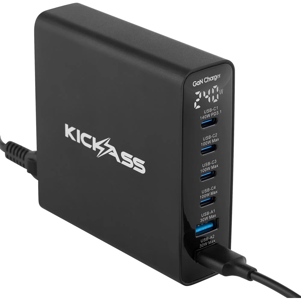 KickAss 240W GaN USB-C PD Fast Charger - Image 6
