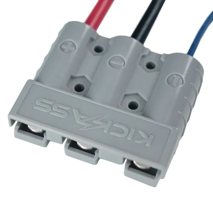 KickAss 3 Pin 50A Grey Anderson Style Connector - Image 3