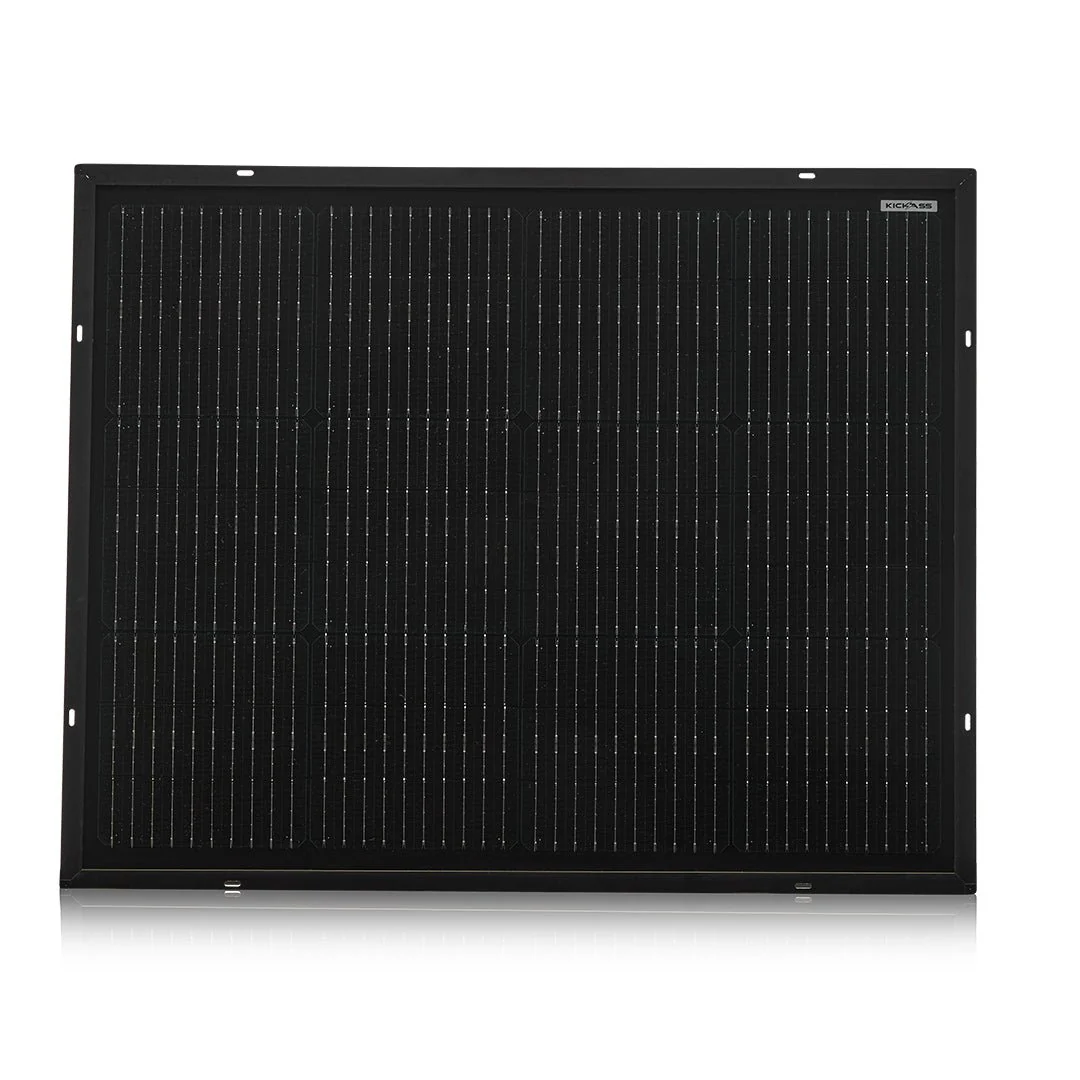 KickAss 12V 80W Ultra Slim Fixed Glass Solar Panel - Image 5