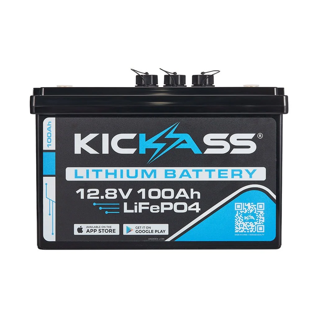 KickAss Smart 12V 100Ah Lithium Deep Cycle Battery LiFePO4 - Image 8