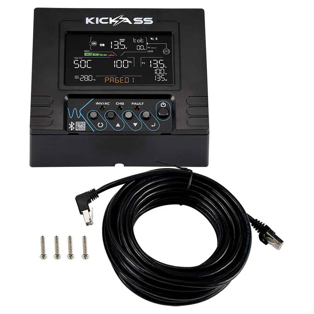 KickAss PowerBoss 2000W All-in-One Power System with Bluetooth, Remote Display and Plug & Play Kit - Image 11