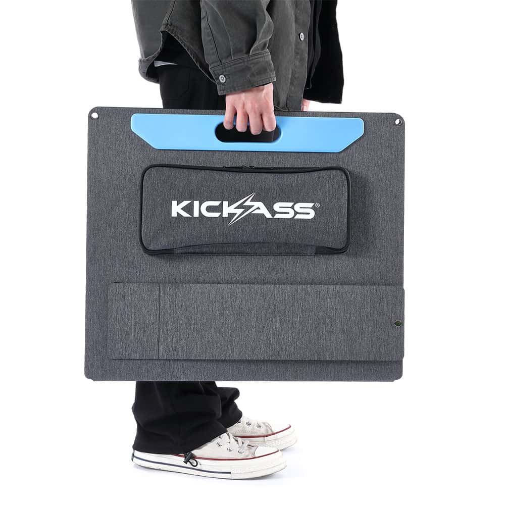 KickAss 12V 120W Premium Folding Portable Solar Panel - Image 16