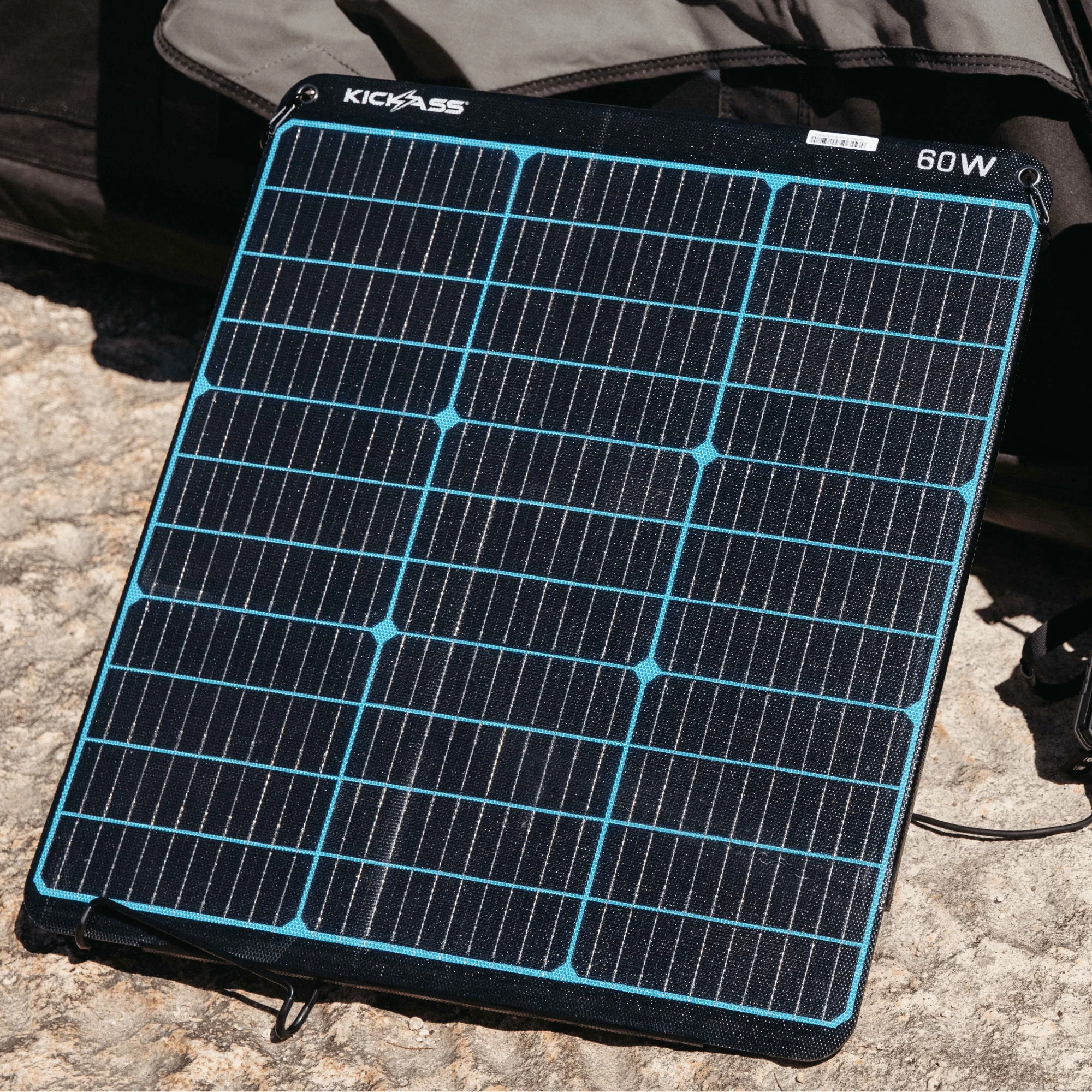 KickAss 12V 60W Premium Portable Solar Panel - Image 3