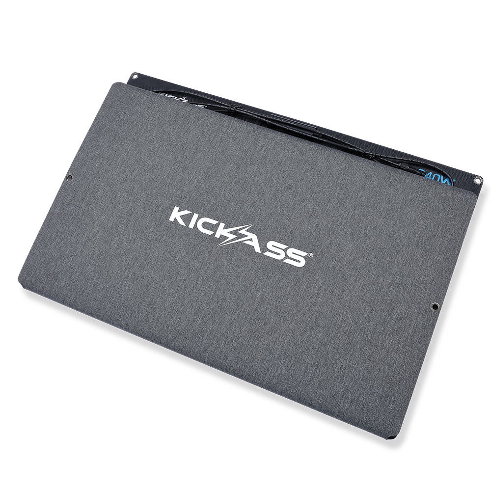 KickAss 12V 240W Premium Folding Portable Solar Panel - Image 12