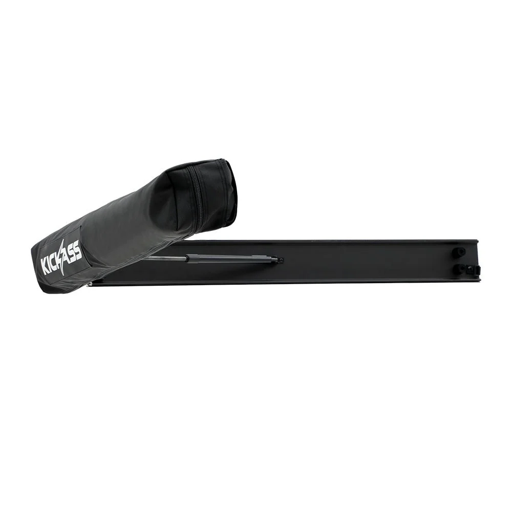 KickAss Premium Shower Awning with Swing Arm & LED Light Strip - Image 3