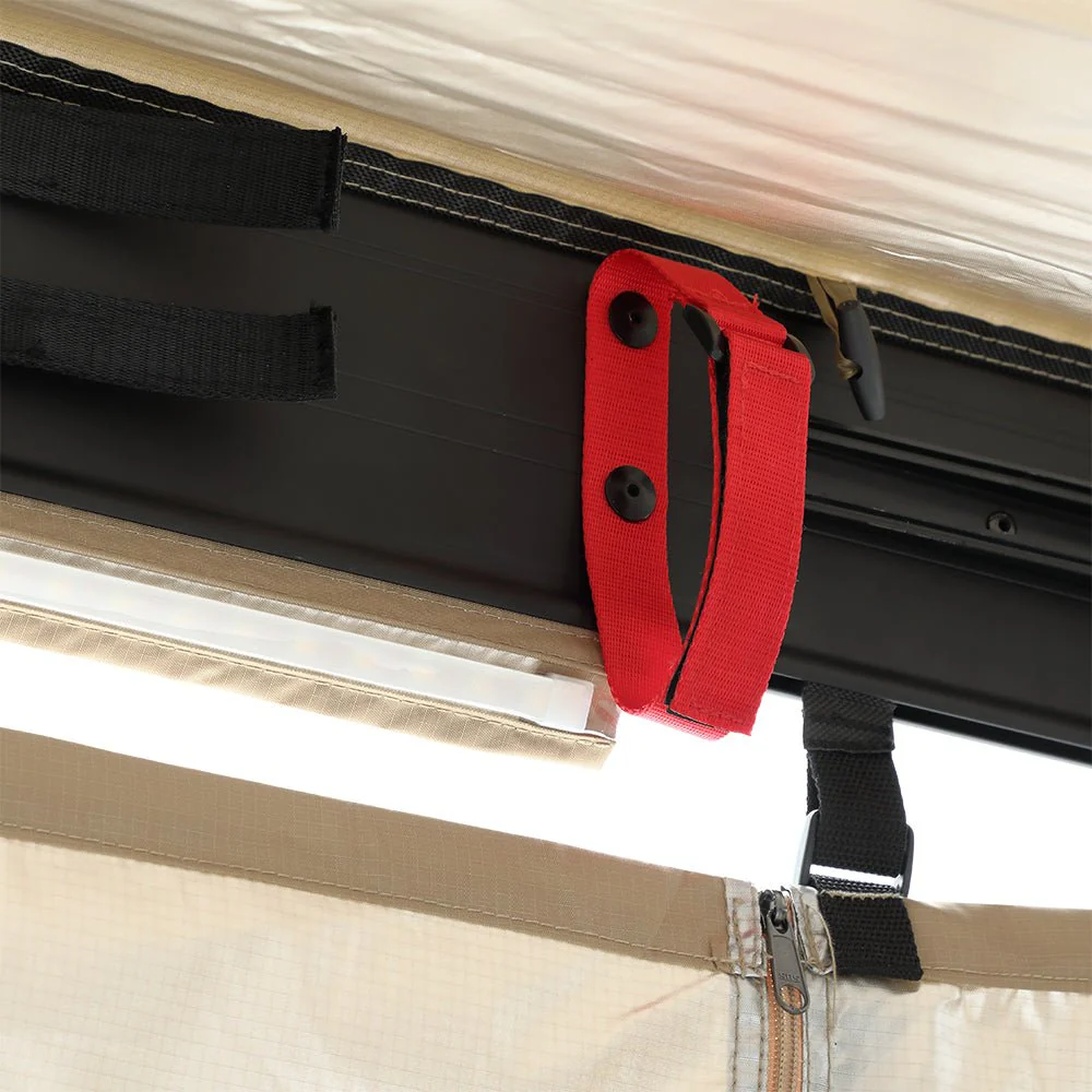 KickAss Premium Shower Awning with Swing Arm & LED Light Strip - Image 6