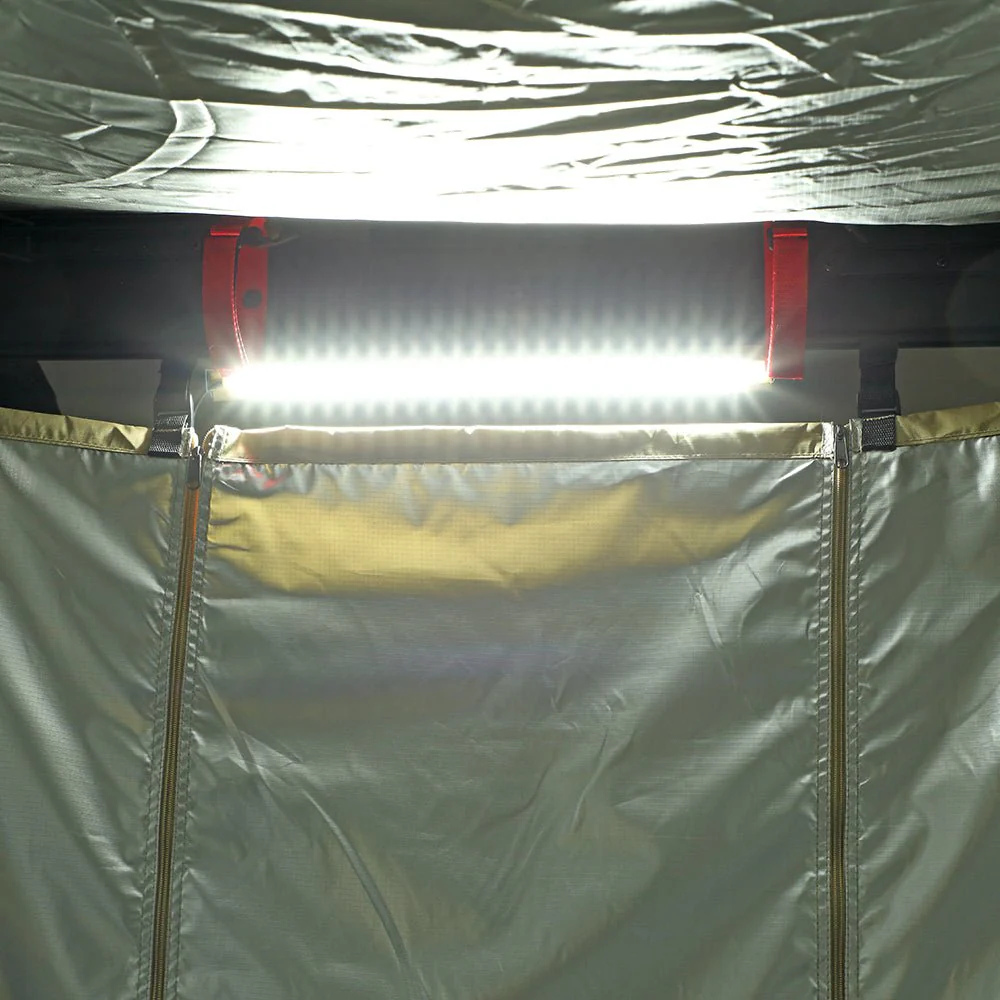 KickAss Premium Shower Awning with Swing Arm & LED Light Strip - Image 9