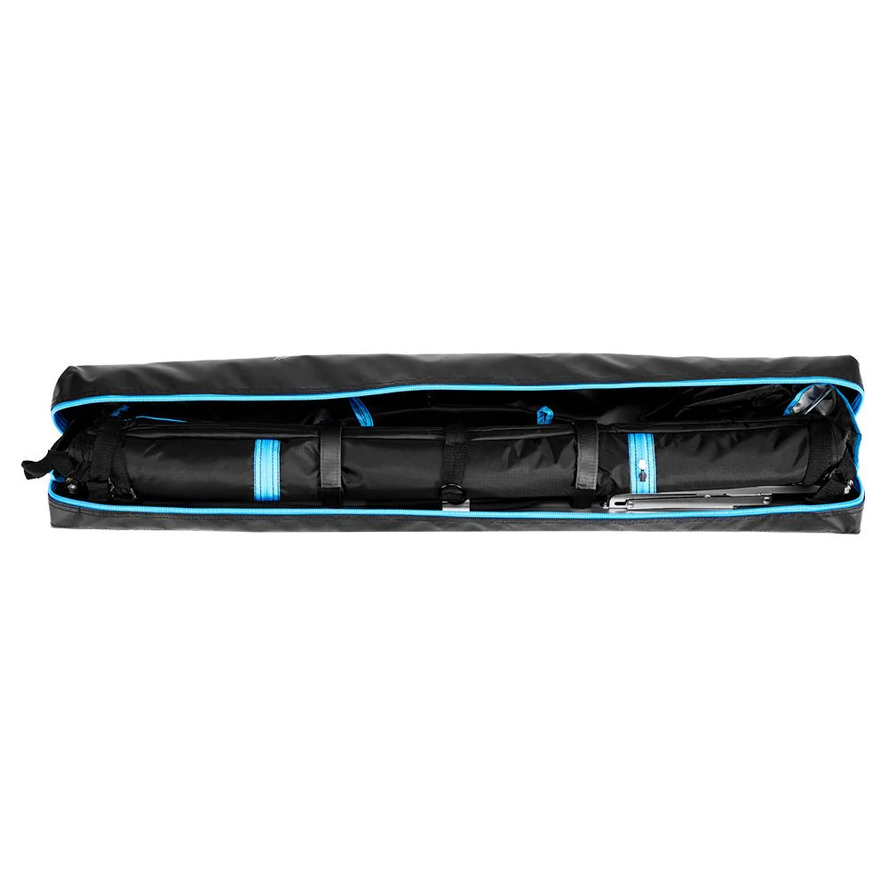 KickAss Premium Shower Awning - Black & Blue - Image 11