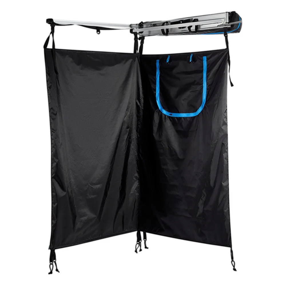 KickAss Premium Shower Awning - Black & Blue - Image 8