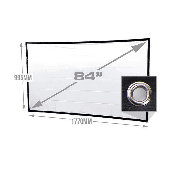 KickAss Projector Bundle with 84" Eyelet Screen, Tripod & Case - Image 3