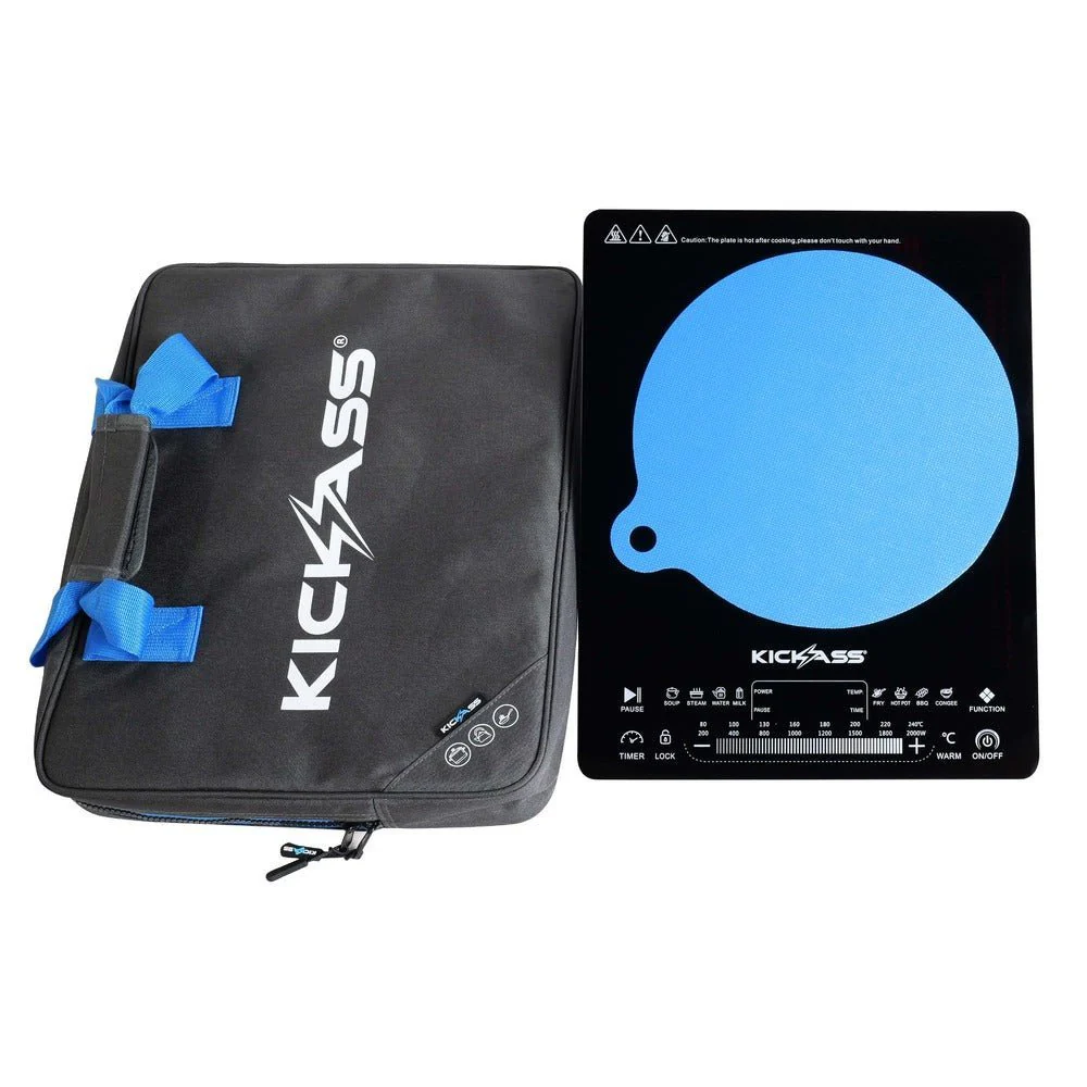 KickAss Quickfire Portable 600W Electric BBQ & Induction Cooktop Combo Cooktop + BBQ - Image 5