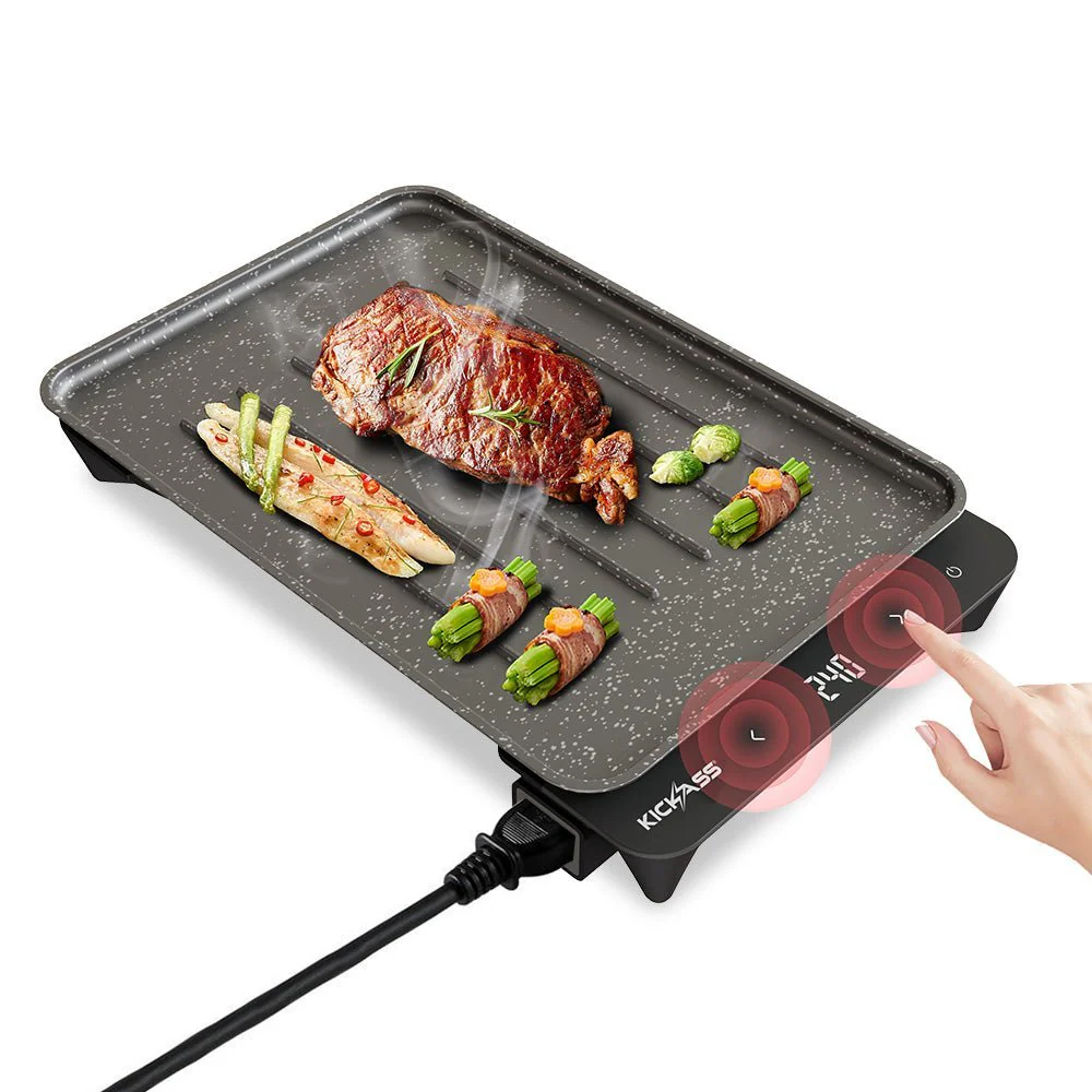 KickAss Quickfire Portable 600W Electric BBQ & Induction Cooktop Combo Cooktop + BBQ - Image 6