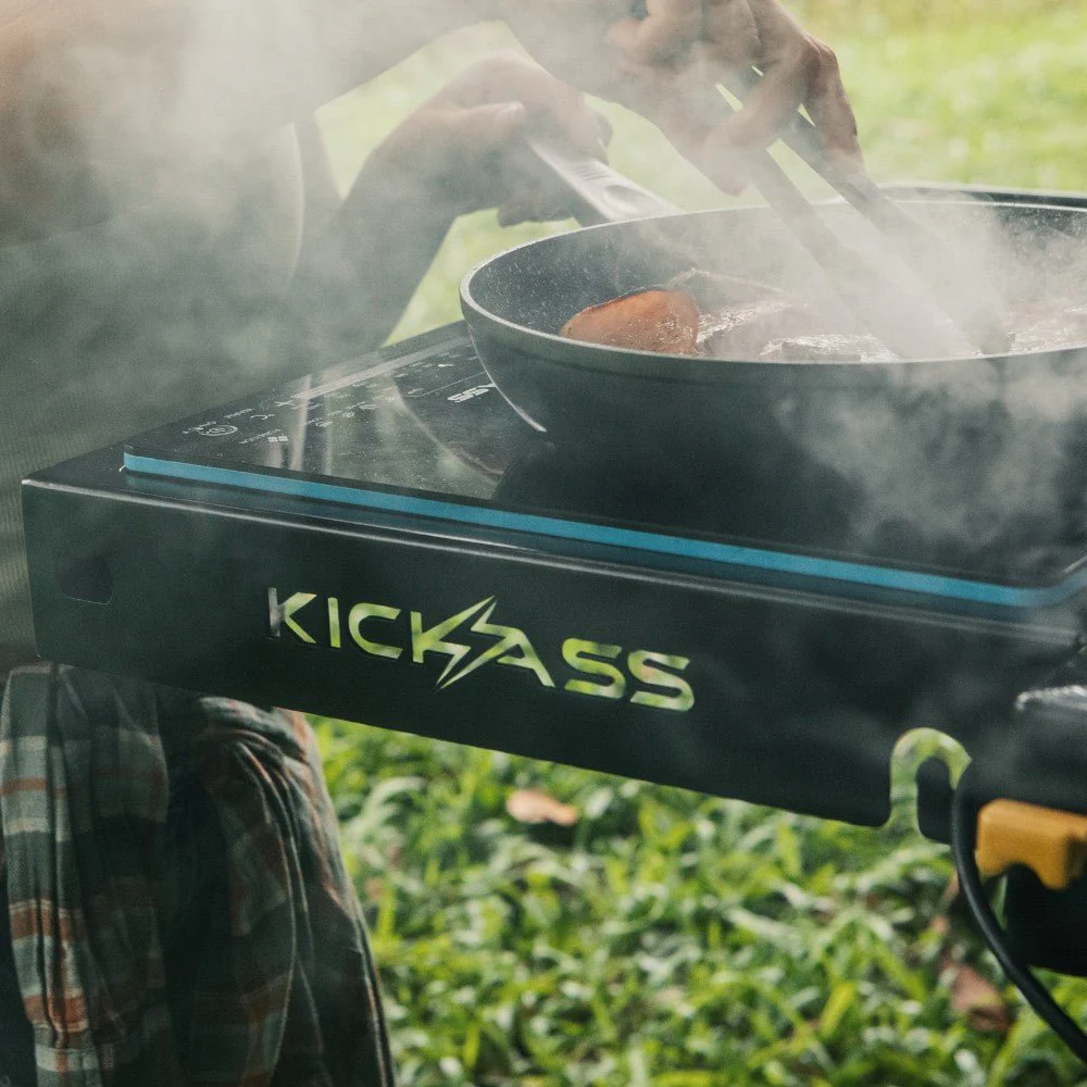 KickAss QuickFire Portable 2000W Induction Cooktop For Camping - Image 4