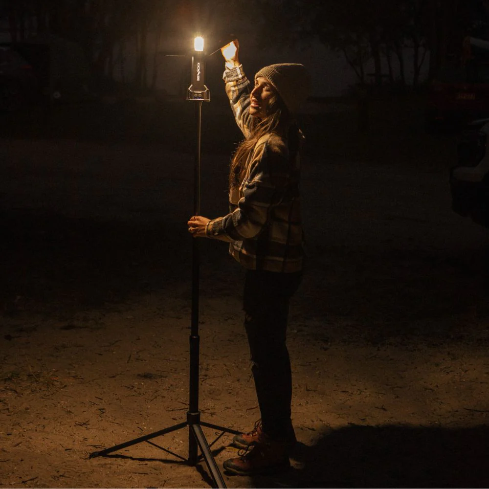KickAss Rechargeable Tripod Camping Light - 4500 Lumens, 1.7m - Image 4