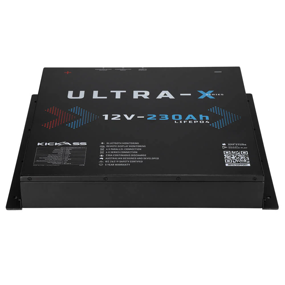 KickAss Smart 12V 230Ah Ultra-X Lithium Slimline Deep Cycle Battery LiFePO4 - Image 12