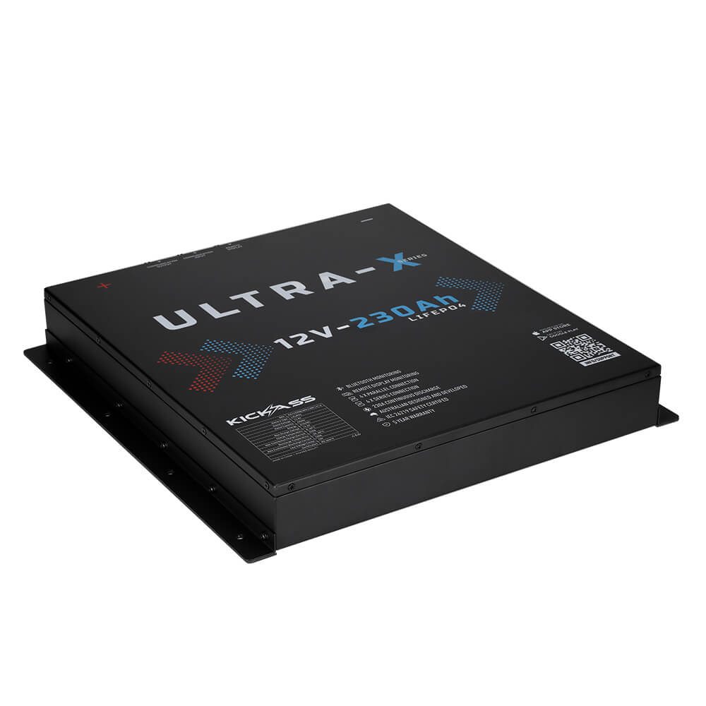 KickAss Smart 12V 230Ah Ultra-X Lithium Slimline Deep Cycle Battery LiFePO4 - Image 17