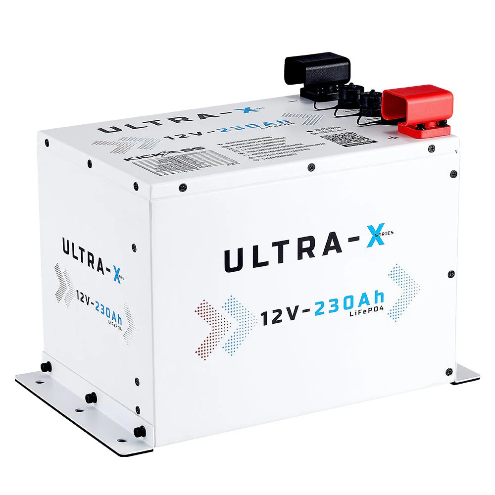 KickAss Smart 12V 230Ah Ultra-X Lithium Compact Deep Cycle Battery LiFePO4 - Arctic White - Image 10