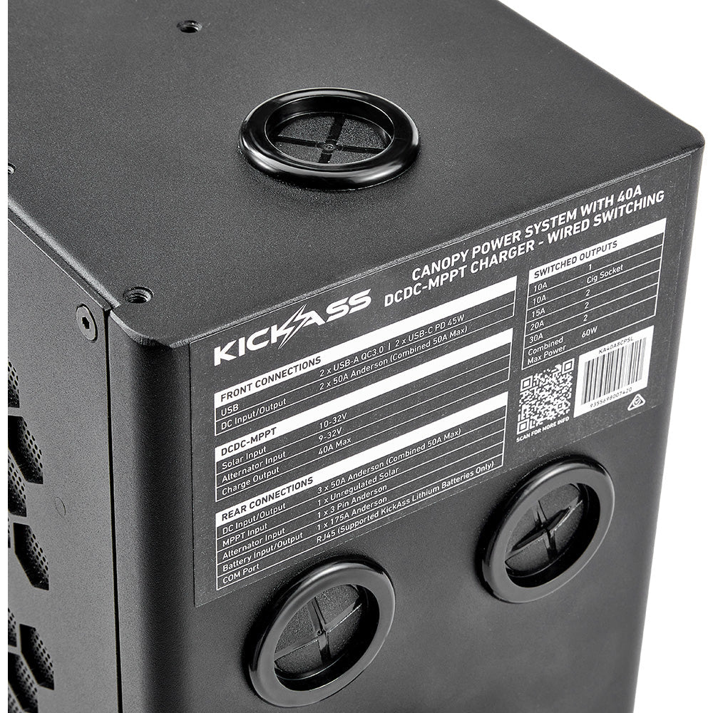 KickAss Wired Switching Canopy Power System with 40A DCDC Charger - Image 12