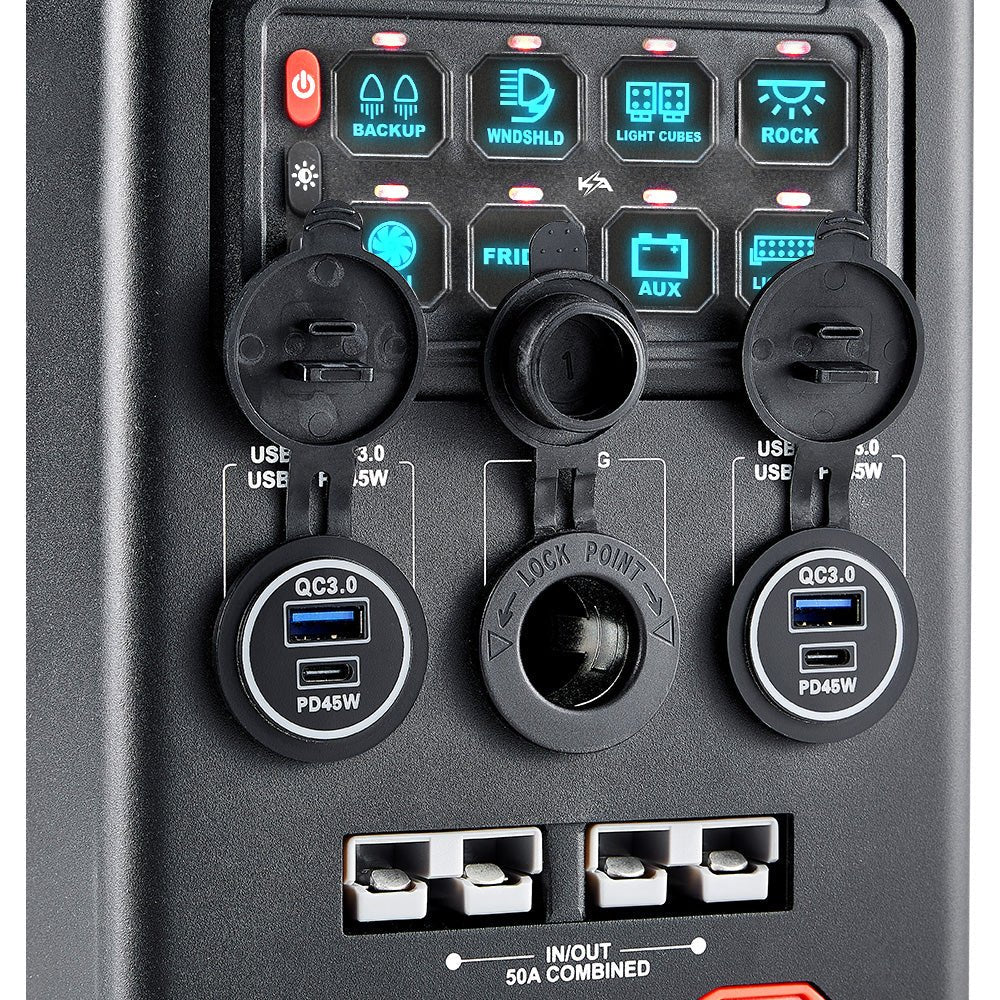 KickAss Wired Switching Canopy Power System with 40A DCDC Charger - Image 9